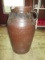 Vintage Stoneware No.6 Crock Jug Brown Glaze w/ Handle Churn