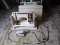 New Home XL-II White Sewing Machine w/ Original Case/Threads/Pedal
