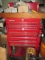 Red Stack-On Red Metal Tool Organizer w/ Contents