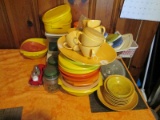 Tupperware Lot - Sandwich Plate, Cups, Containers, Etc.