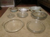 Lot - Pyrex Bowl 1 1/2qt, Corningware 400ml, Anchor Hocking 1.5qt Oval Bowl