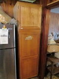 Wooden Kitchen Cabinet Panel Design 2 Doors, 5 Adjustable Shelves