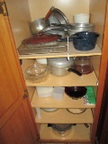 Contents Lot - Pots, Pans, Baking Trays, Cheese Cover, Etc.
