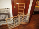 Lot - Wooden Child Gate 42 1/2