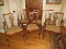 Set - 6 Chippendale Style Dining Chairs w/ Square Shoulders, Pierced