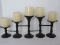 Pottery Barn Adjustable 5 Pillar Candle Stand Holders