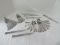 34 Pieces - Mikasa Stainless 18/8 Flatware Bellini Pattern Laslo Glossy 6 Modern