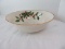 Lenox China Holiday Pattern Dimension Shape w/ Gold Trim Round Serving Bowl