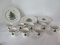 24 Pieces - Cuthbertson China Dickens Embossed Christmas Tree Pattern