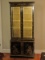 Drexel Heritage Furnishings Chinoiserie Illuminated China Cabinet w/ Glass Shelves