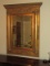 Magnificent Baroque Style Elaborate Antiqued Patina Beveled Wall Mirror