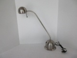 Stainless LED Industrial Style Gooseneck Desk Lamp