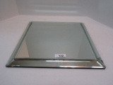 Pottery Barn Plateau Centerpiece/Candle Tray Beveled Mirror 15