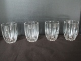 Set - 4 Waterford Crystal Marquis Collection Omega Pattern Double Old Fashioned 4 3/8