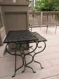 2 Wrought Iron Patio Nesting Tables