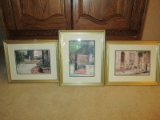 3 Gordon Wheeler Street/House Scenes Picture Print in Gilted Wooden Frame/Matt