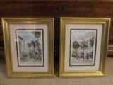 2 Jane Jackson Along The Battery, Charleston Churches, Picture Prints