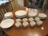 Grindley Staffordshire England Scallop/Twist Rim Ceramic Plates Lot