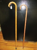 Pair - Wooden Walking Sticks