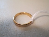 D.G. 14k Stamped Gold Band Ring