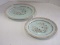 2 Fielding & Co Ltd. Pattern FIL1 Red Décor & Floral Design China Oval Serving Platters