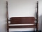 Stately Traditional 4 Poster King Size Head/Footboards w/ Rails & Hardware
