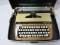 Vintage Smith-Corona Galaxie Twelve Portable Typewriters w/ Case
