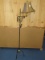 Wrought Iron Floor Lamp w/ Adjustable Light Referred to Quilters Lamp