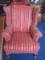 Queen Anne Style Wing Back Chair