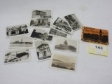 Vintage 15 Miniature San Francisco Photographs w/ Mailing Packet Postmark 1920's