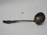 Wm. Rogers Silverplated Punch Bowl Ladle Floral Swags & Scroll Work Pattern