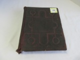 Antique Embossed Cover Holy Bible New Oxford Quarto Edition Elegantly Illustrated