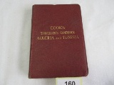 Cooks Travelers Handbook Algeria & Tunisia w/ Fold Out Map © 1926