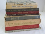 Book Lot - American Antique Furniture, Interior Decorating, Dwelling of Colonial America, Etc.