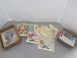 Lot - Vintage Christmas, Greeting Cards