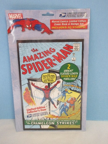 United States Postal Service Marvel Comics Limited Edition Comic Book & Stamps Set