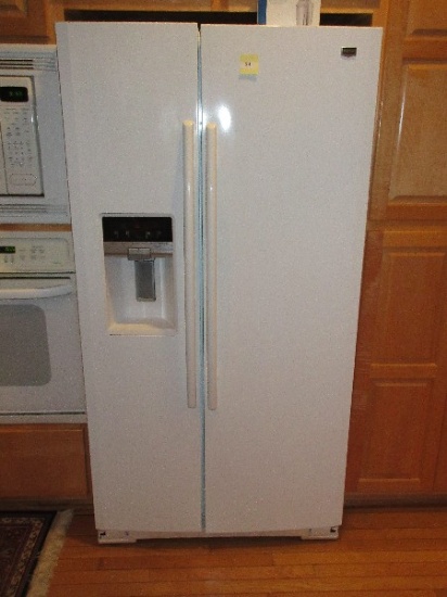 Maytag White Side x Side Refrigerator/Freezer w/ Water Filtration, Ice Maker