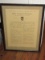 The Inaugural Address of John F. Kennedy 1-20-1961 in Black Lacquer Frame/Red Trim/Matt