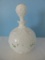 Antique Milk Glass Barber Dresser Bottle Dithridge Style Embossed Design