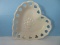 Lenox Fine Porcelain Special Heart Shape Dish w/ Pierced Rim