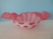 Fenton Cranberry Opalescent Coin Dot Pattern 10