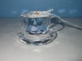Crystal Multifaceted Teacup & Saucer Sun Catcher
