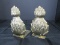 2 Pineapple Brass Bookends