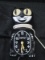 Kit-Cat Vintage Black Ticking Wall Clock by California Clock Co.