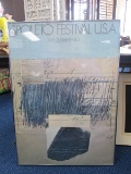 Spoleto Festival USA May 23, June 8 1980 Artistic Picture Poster Print in Metal Frame/Matt
