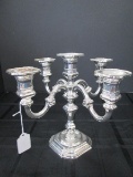 Spindle Style 5-Arm Candle Stick Metal Holder
