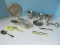 Lot - Baby Cups, Brushes, Spoons, Etc. American Pewter Guild Presner Pewter