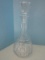 Lead Crystal Decanter Vertical Cut Design w/ Stopper