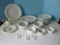 Lot - Dinnerware 12 Pier 1 Imports Porcelain Classico White 8 5/8