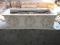 Concrete Planter Box Relief Scroll & Flower Medallion Design